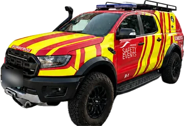 Pick-up Ford Ranger Raptor de bomberos